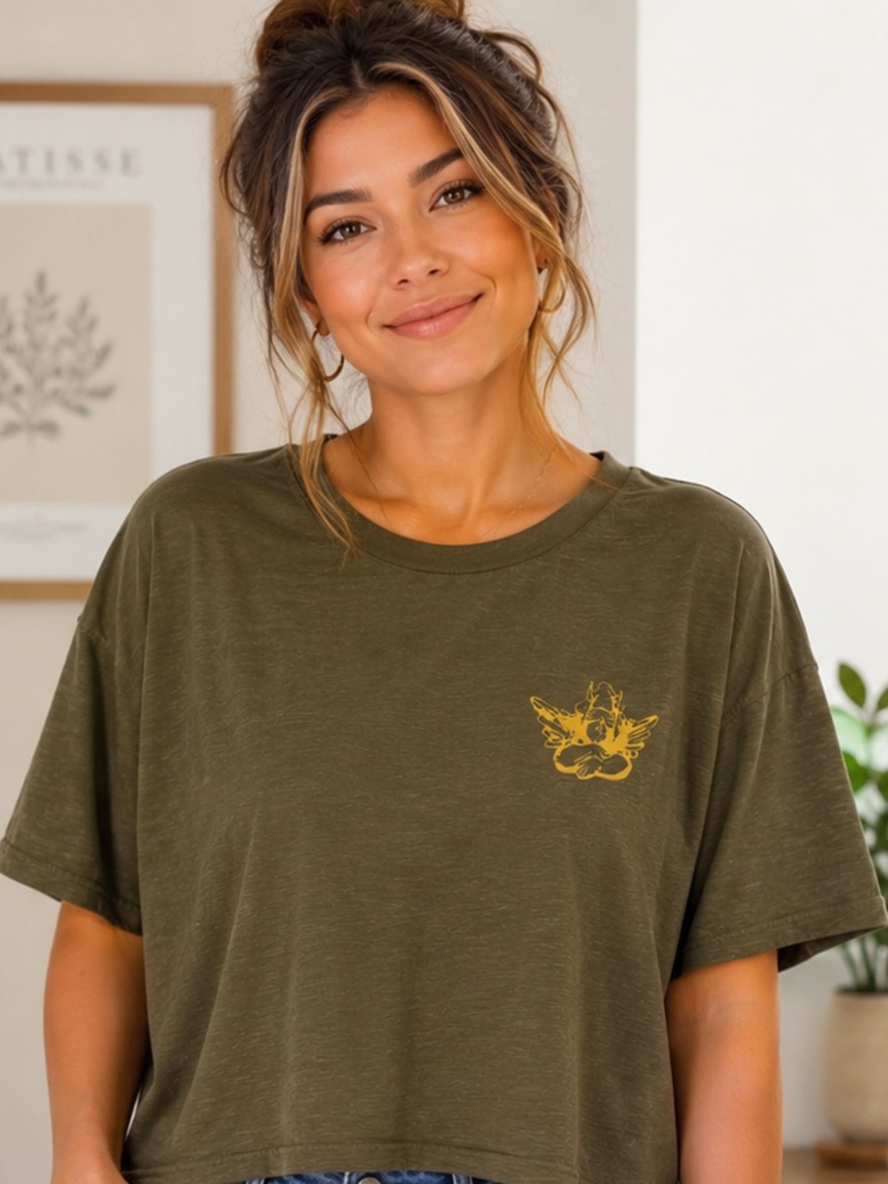 Boys Lie Graphic Crop Tee